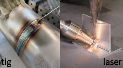 Soldadura TIG de aluminio vs. soldadura laser